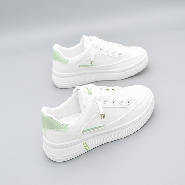 Ležerne ženske kožne tenisice s vezicama