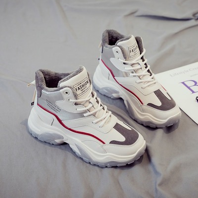 Ženske ležerne tenisice s toplom postavom pogodne za zimu