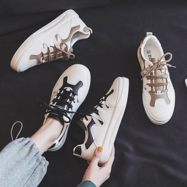 Ženske tenisice sa vezicama i ravnim đonom pogodne za proljeće