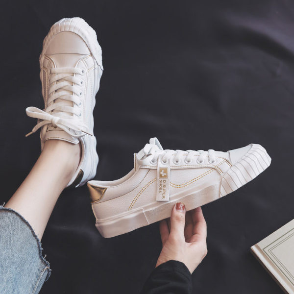 Casual ženske tenisice od eko kože i vezicama