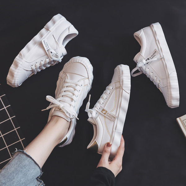 Casual ženske tenisice od eko kože i vezicama