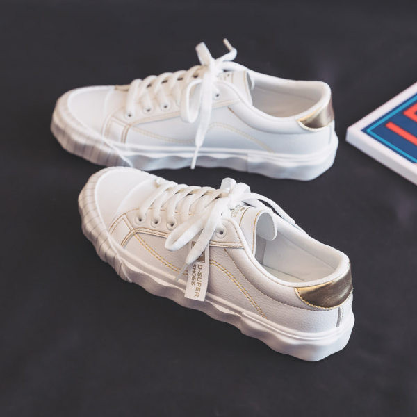 Casual ženske tenisice od eko kože i vezicama