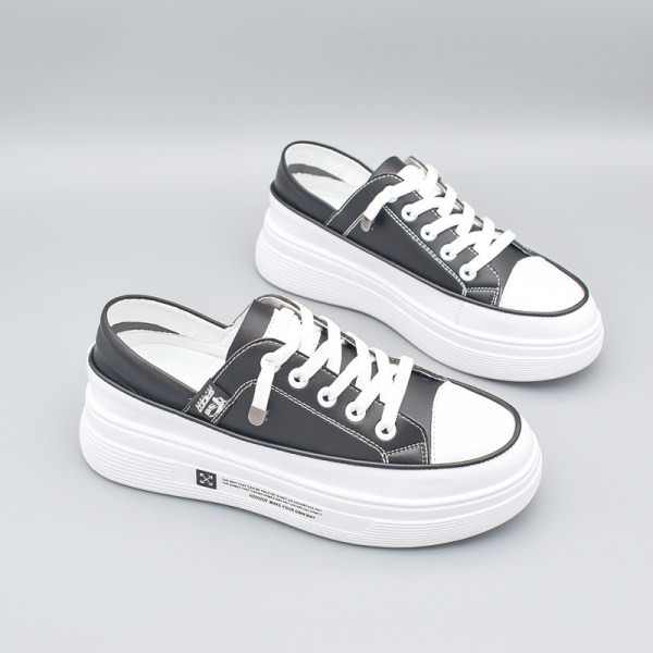 Ženske kožne tenisice s ravnim đonom