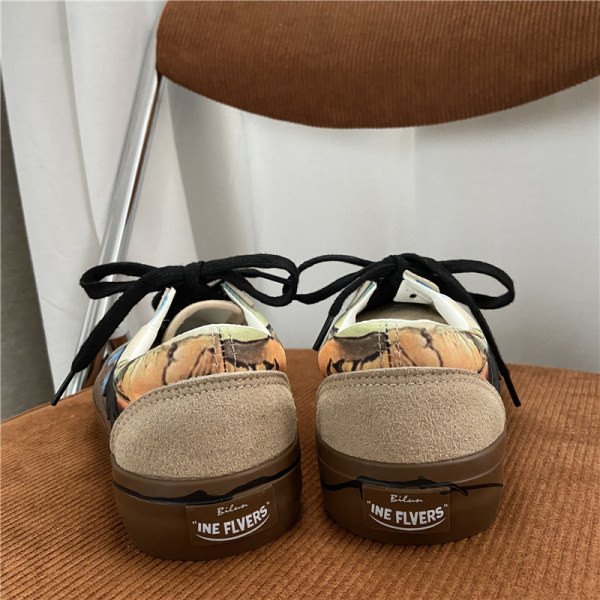 Casual ženske tenisice od eko brušene kože s ravnim potplatom