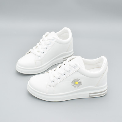 Ženske tenisice s vezom i vezicama u bijeloj boji