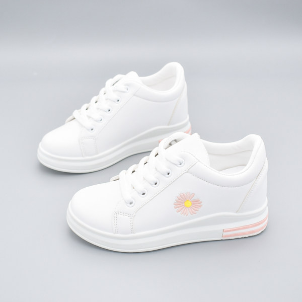 Ženske tenisice s vezom i vezicama u bijeloj boji