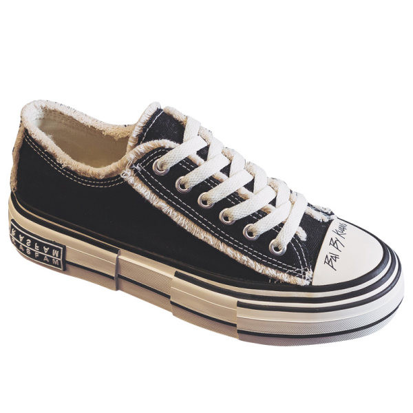 Ležerne ženske platnene tenisice s vezicama