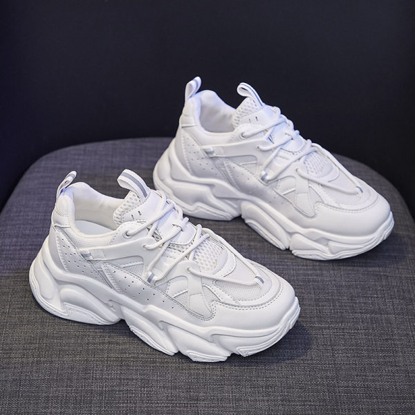 Moderne ženske tenisice od eko kože sa vezicama