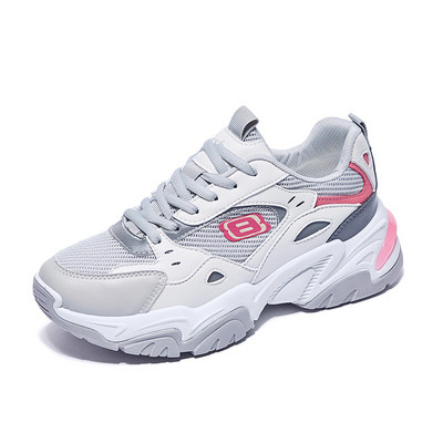 Ležerne ženske prozračne tenisice s platformom od 4 cm