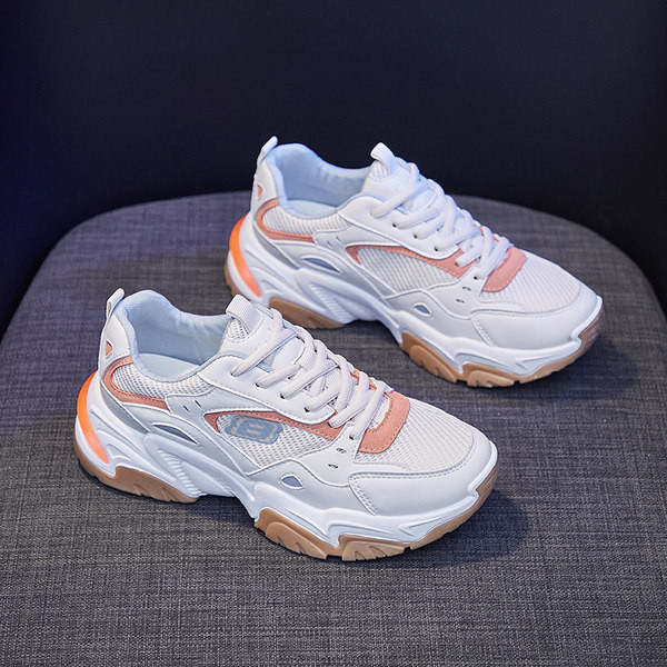 Ležerne ženske prozračne tenisice s platformom od 4 cm