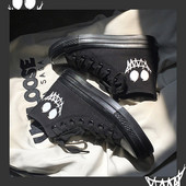 Moteriški laisvalaikio sportbačiai su raišteliais juodos spalvos