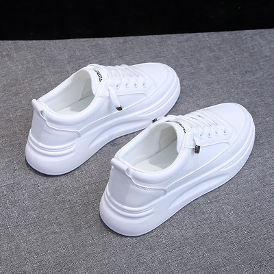 Ležerne ženske tenisice s ravnim potplatom s vezicama