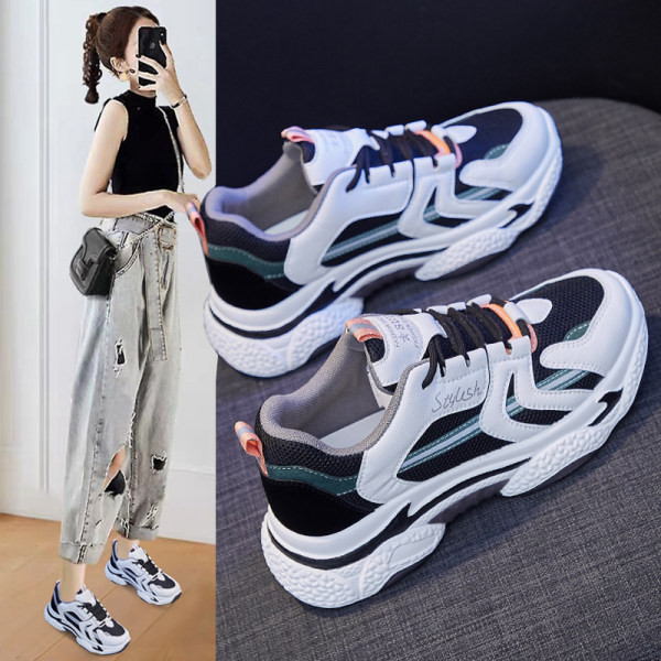 Ženske casual tenisice sa vezicama u dvije boje