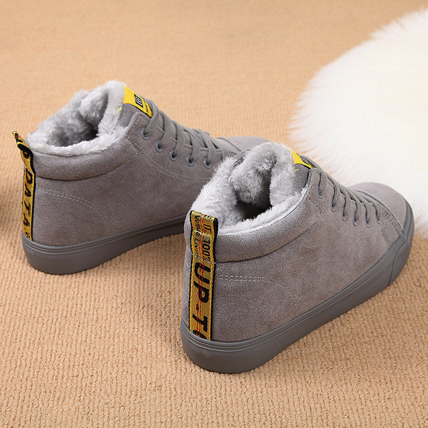 Ženske tenisice od eko brušene kože sa vezicama