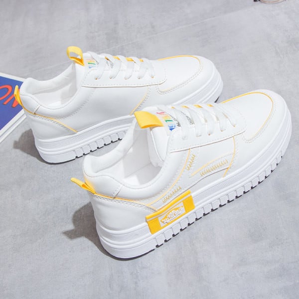 Casual ženske tenisice od eko kože sa vezicama