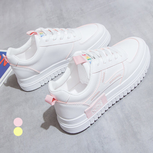 Casual ženske tenisice od eko kože sa vezicama