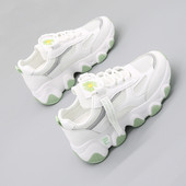 Ženske tenisice od eko kože i tekstila sa vezom