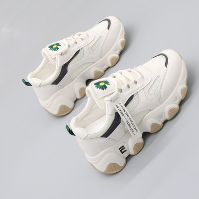 Ženske tenisice od eko kože i tekstila sa vezom