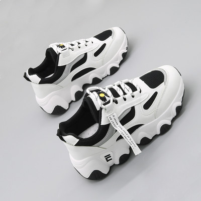 Ženske tenisice od eko kože i tekstila sa vezom