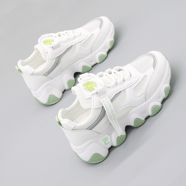 Ženske tenisice od eko kože i tekstila sa vezom