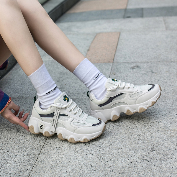 Ženske tenisice od eko kože i tekstila sa vezom