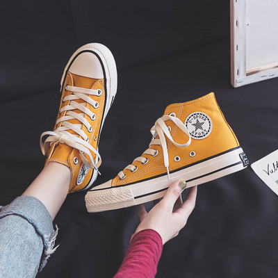 Novi model ženskih visokih tenisica sa ravnim đonom