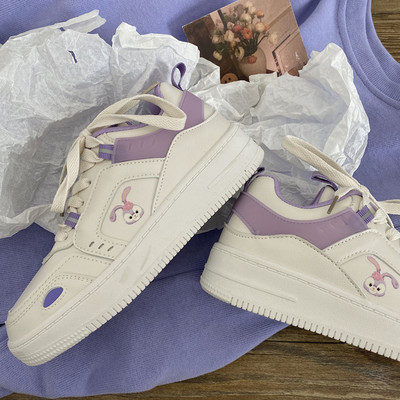 Novi model proljetnih ženskih tenisica sa vezicama u bijeloj boji