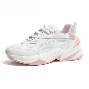 Ležerne ženske tenisice - s grubim potplatom i vezicama