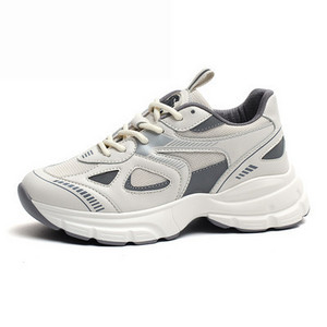 Ležerne ženske tenisice - s grubim potplatom i vezicama