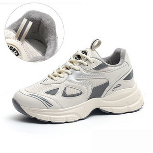 Ležerne ženske tenisice - s grubim potplatom i vezicama