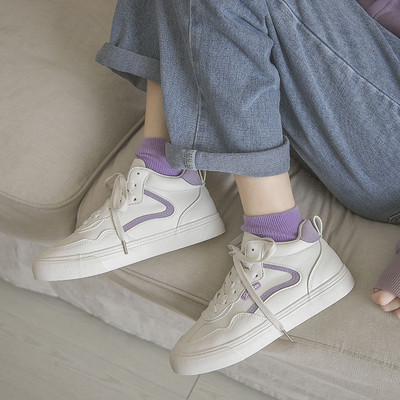 Ženske tenisice od eko kože sa ravnim đonom