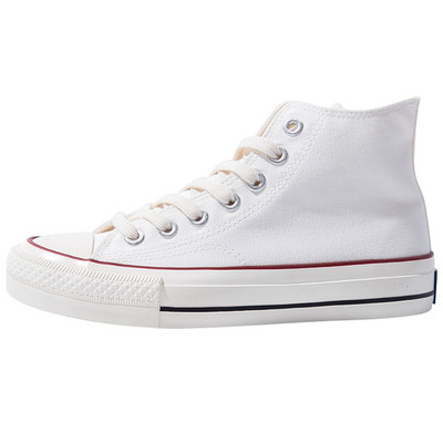 Ženske platnene cipele s vezicama i ravnim potplatom