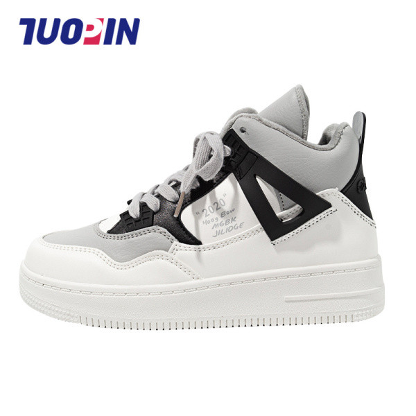 Ženske casual tenisice s visokim đonom i vezicama