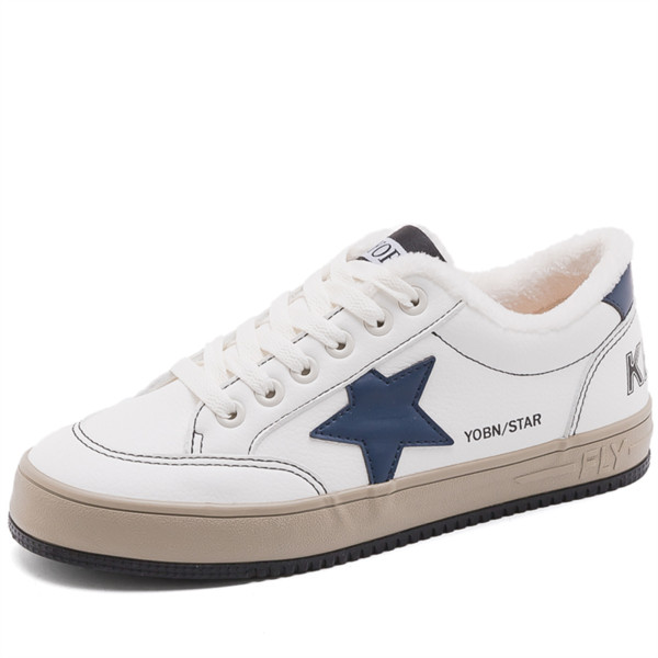 Ženske tenisice od eko kože sa natpisima i vezicama