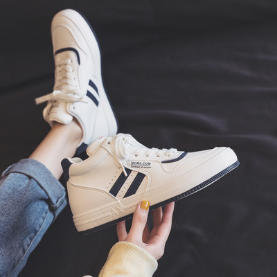 Casual tenisice od eko kože visoki model za žene