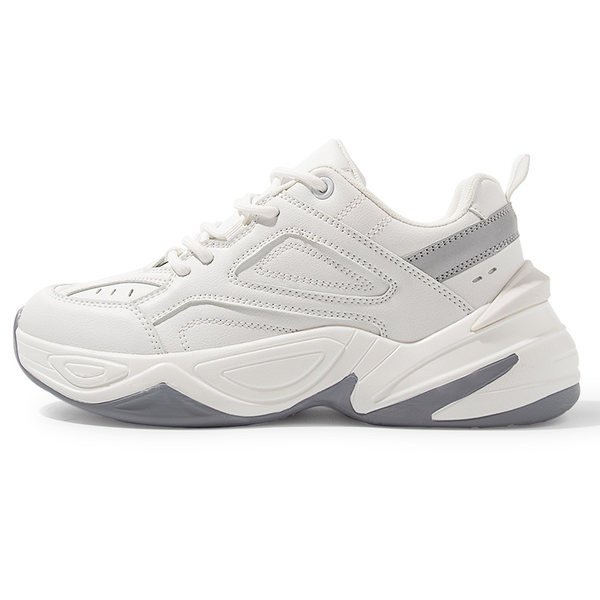 Modernūs moteriški sportbačiai iš eko odos su baltos spalvos raišteliais