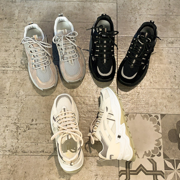 Casual tenisice od eko brušene kože i tekstila