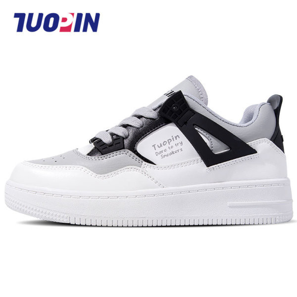 Ležerne ženske tenisice - s ravnim potplatom i vezicama