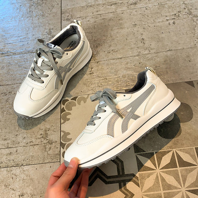 Ženske tenisice od eko kože sa rubovima u boji