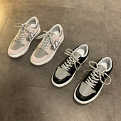 Ženske ležerne kožne tenisice s ravnim potplatom