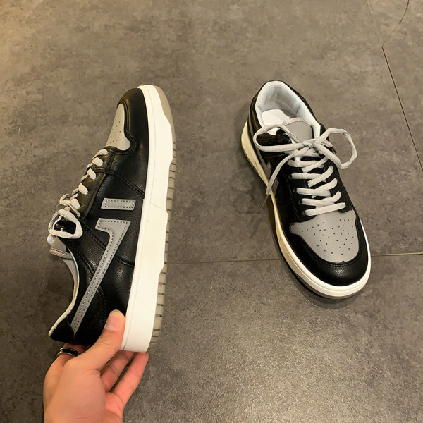 Ženske ležerne kožne tenisice s ravnim potplatom