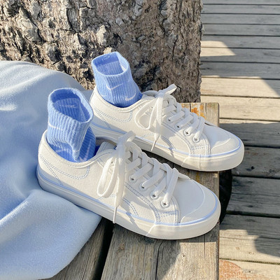 Model nou de adidași de damă din material textil cu talpă plată