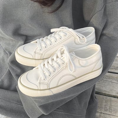 Model nou de adidași de damă din material textil cu talpă plată