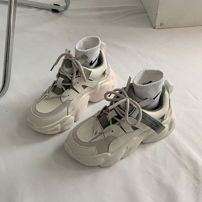 Ležerne ženske tenisice s platformom od 6 cm