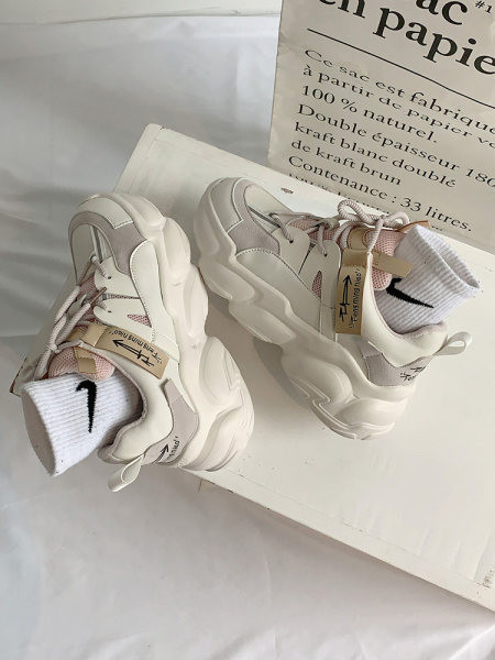 Ležerne ženske tenisice s platformom od 6 cm