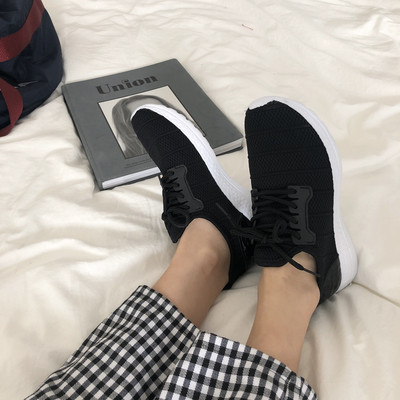 Ženske casual tenisice s vezicama - u bijeloj, crnoj i zelenoj boji