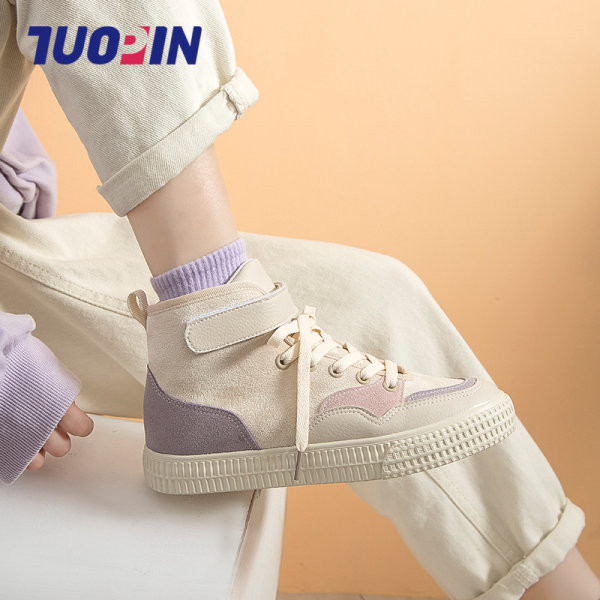 Adidași casual de damă cu autocolant și talpă plată