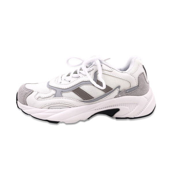 Ženske sportske tenisice na vezice - plave i bijele