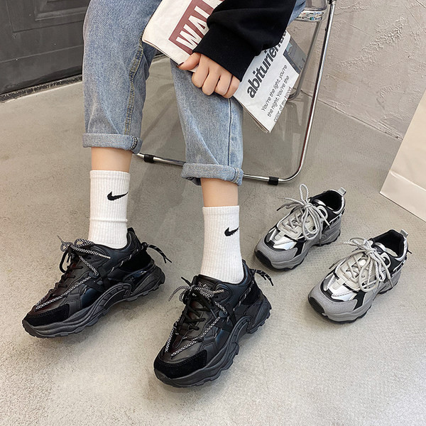 Ležerne ženske tenisice s platformom od 5 cm