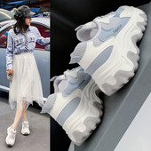 Prozračne ženske tenisice s platformom od 6 cm